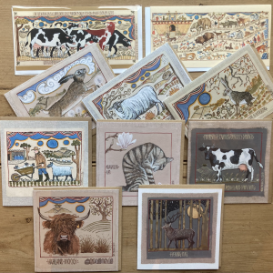 Ten Animal Card collection