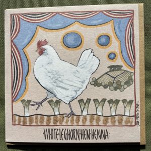 White Leghorn Hen Henna