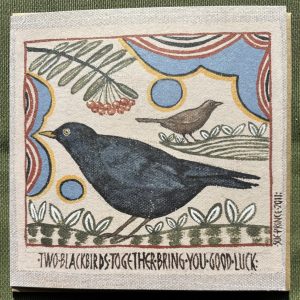 Two Blackbirds Together